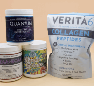 Creatine, BCAA, Greens, Collagen